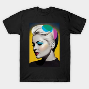 Modern woman in pop-art style portait T-Shirt